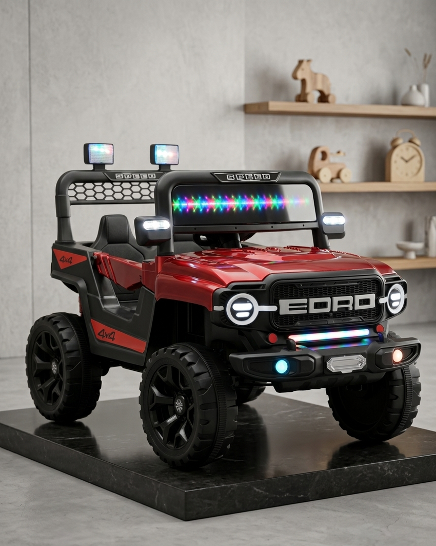 Imported Electric EORO Jeep with Parent remote - B801