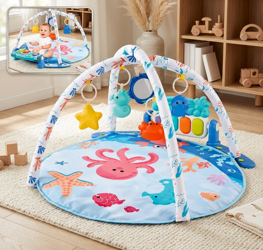 2-in-1 Imported Baby Play Gym - 6083