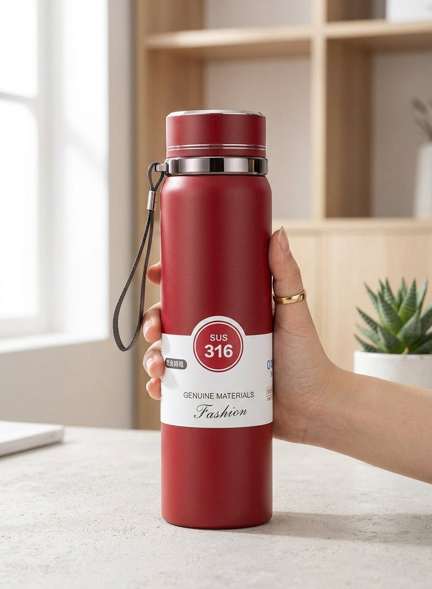 Imported Stainless Steel Travel Bottle (1000ML) - 112-35