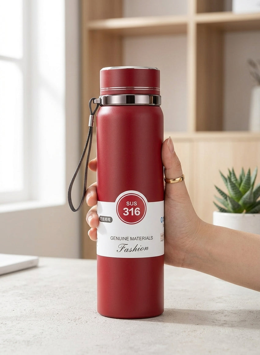 Imported Stainless Steel Travel Bottle (1000ML) - 112-35