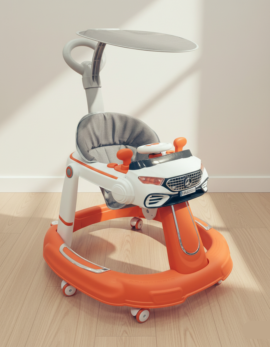Mercedes Car Theme Baby Walker - 611TP