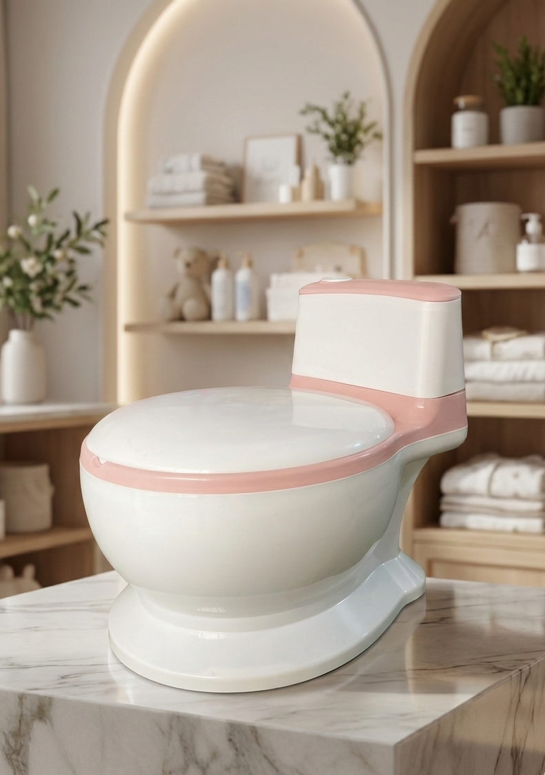 Baby Potty Toilet Non Slip Comfortable Realistic Toilet - 6035