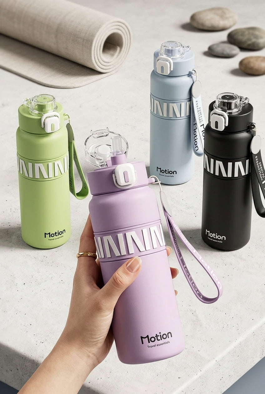 Imported Stainless Steel Travel Bottle (600ML) - 112-25