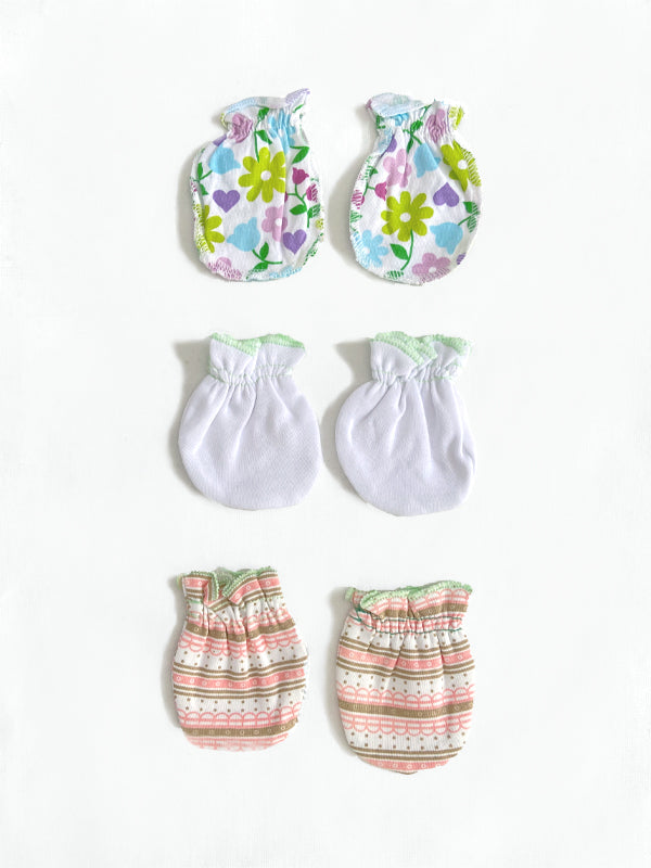 Pack of 3 Baby Mittens