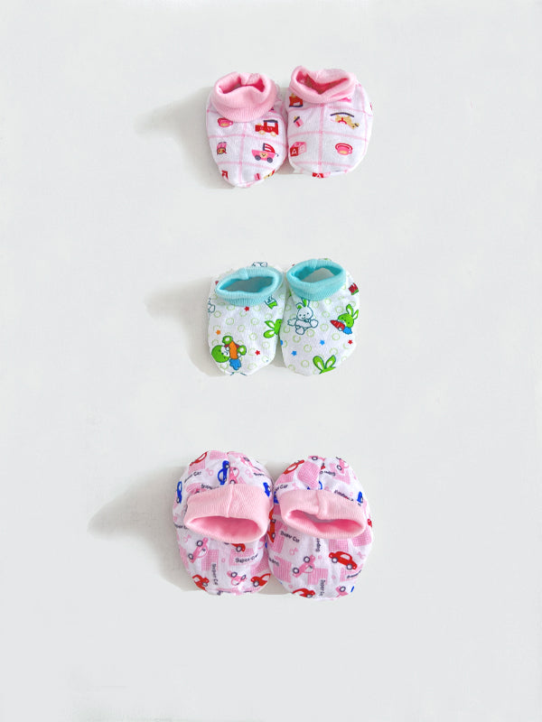 Cotton Baby Booties
