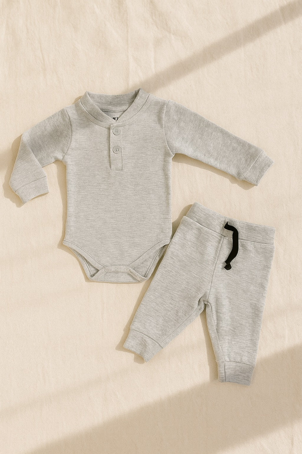 2-pc Ribbed Bodysuit + Trouser Set (3-36M)