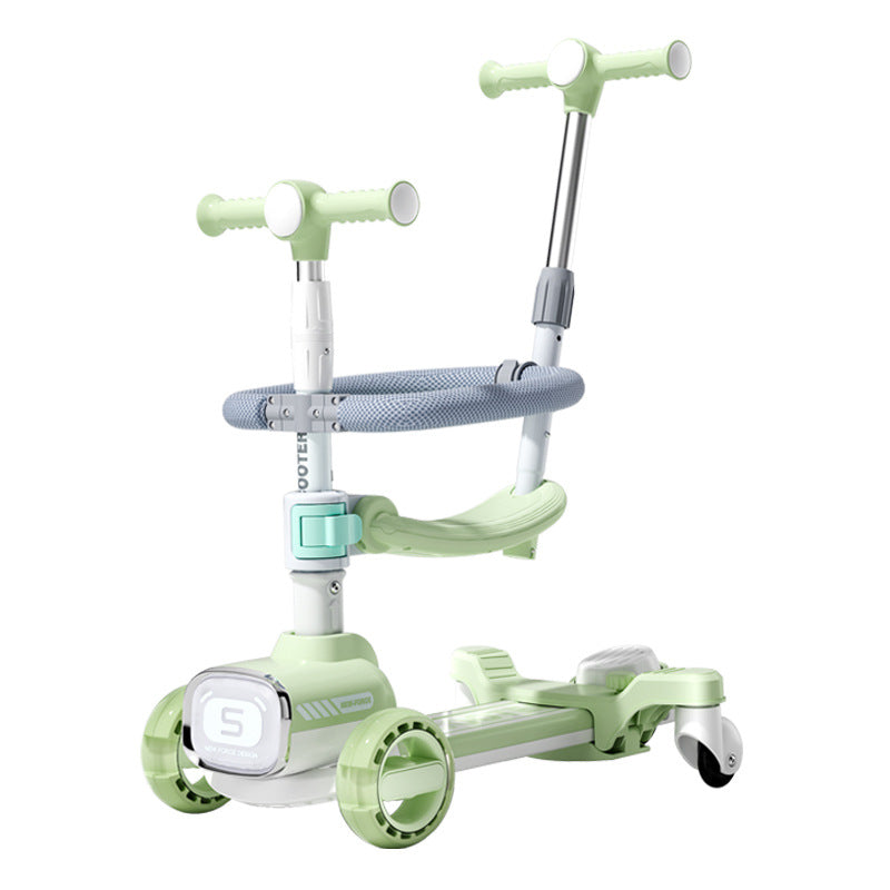 3 in 1 Stylish Scooty with Light & Sound-BZ-PY619