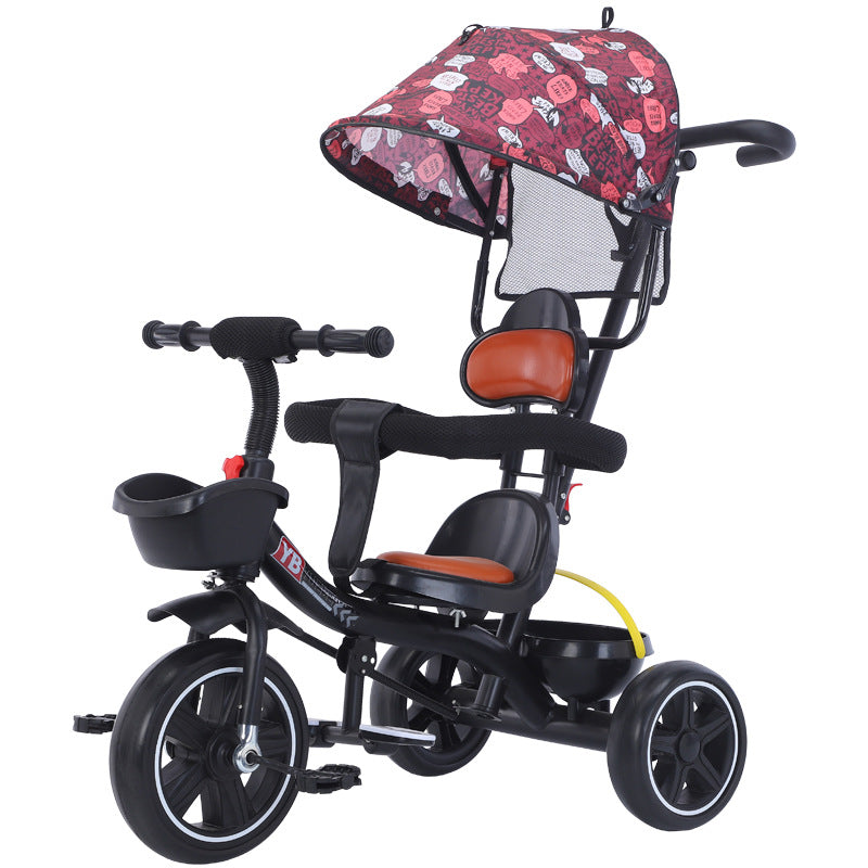 Children Stroller Type Tricycle With Light and Music