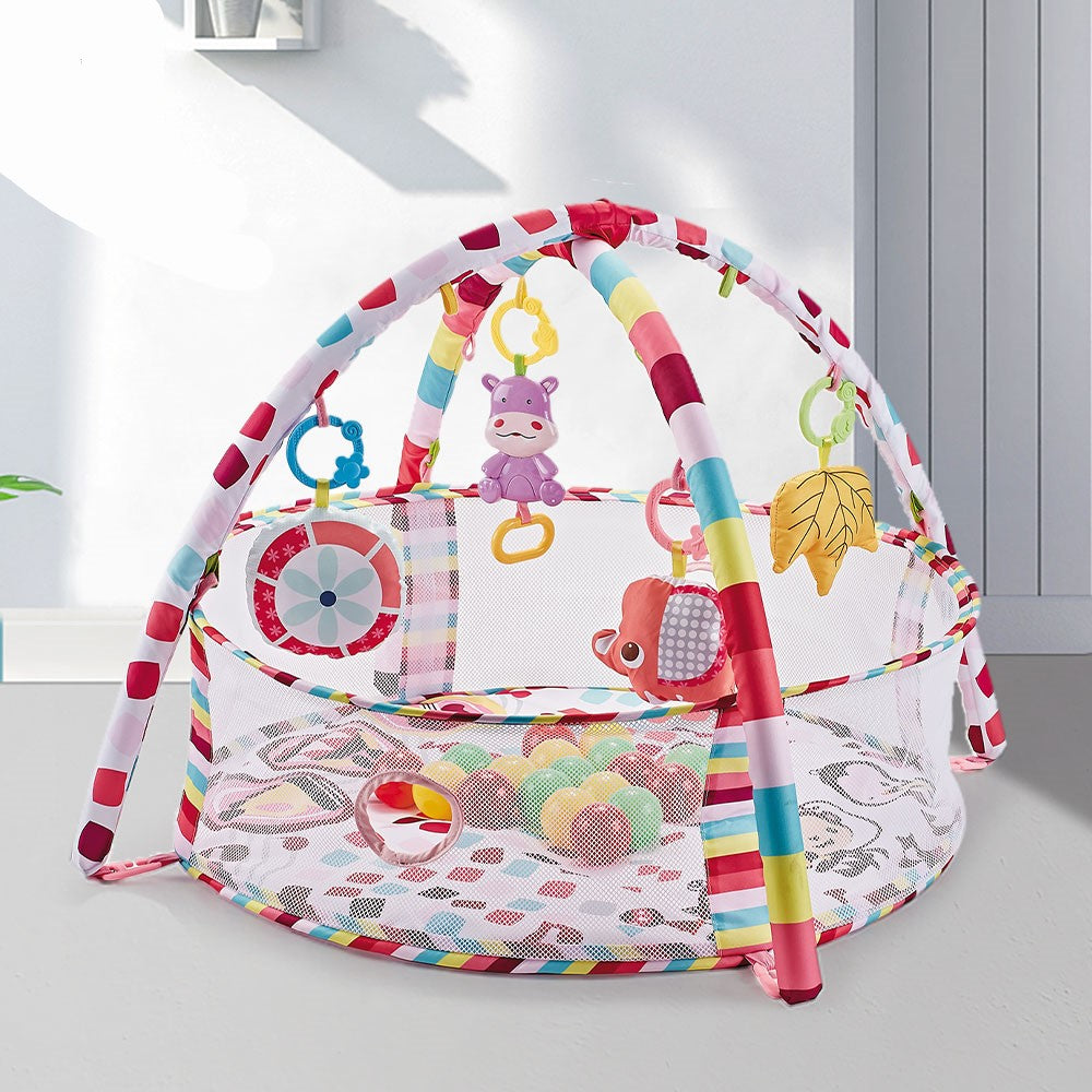 3-in-1 Baby Play Gym & Play Area With Musical Rattle & Balls