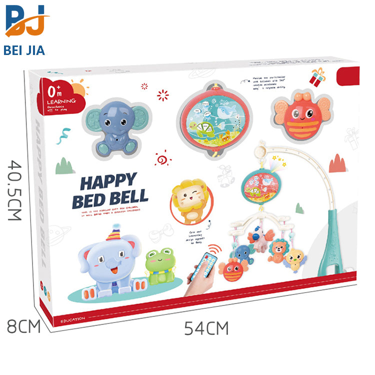 Happy Bed Bell with Remote Control Cot Mobile-CT09