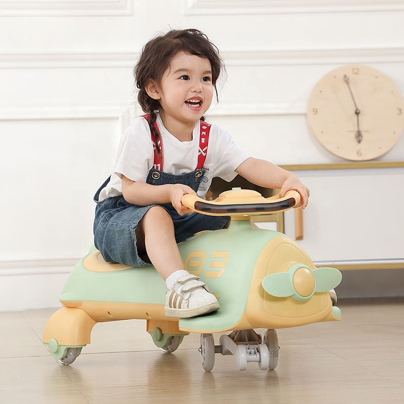 Airplane Shape Auto Car With Light & Music-BZ-8081