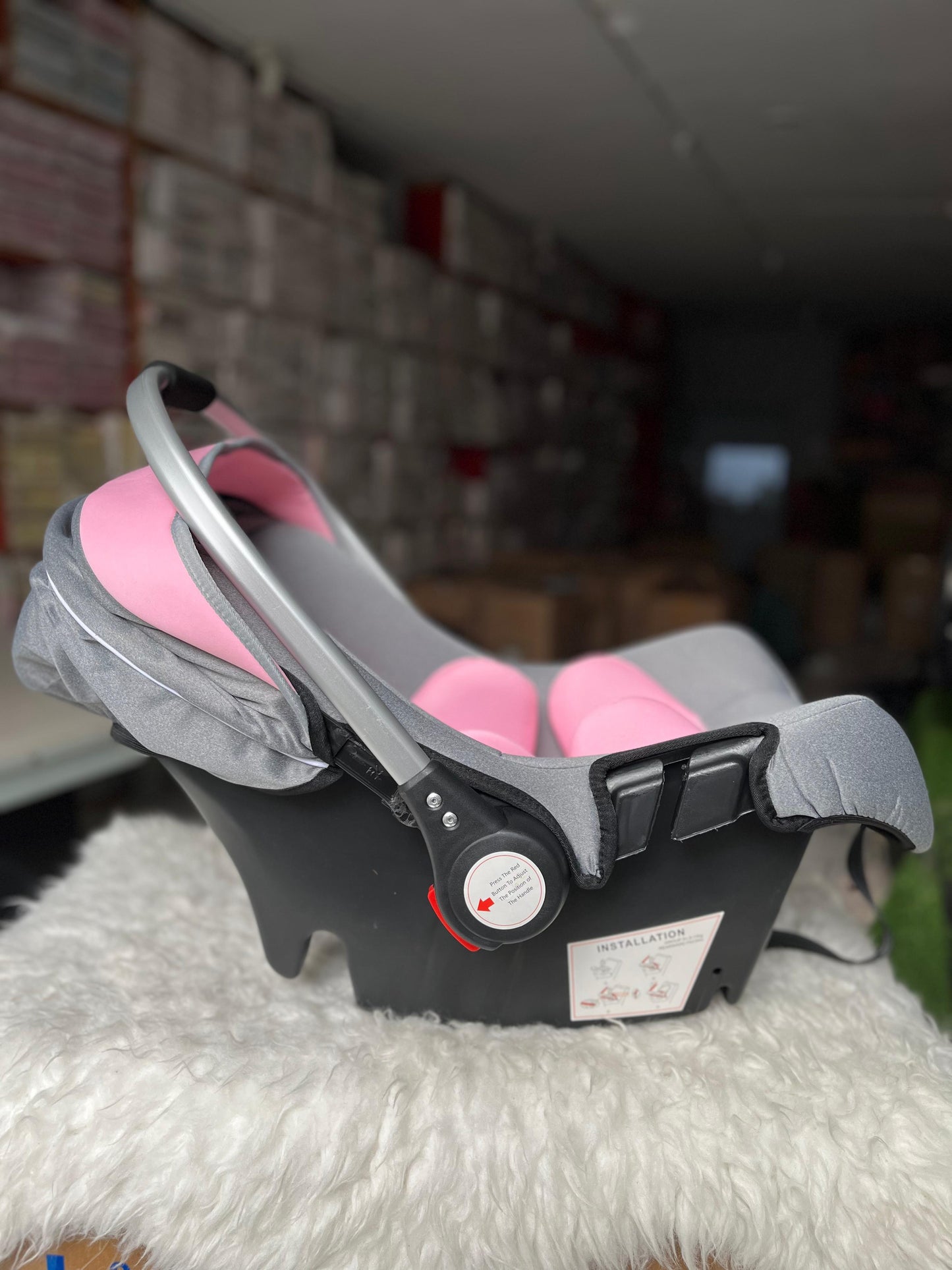 Pink Carry Cot C001