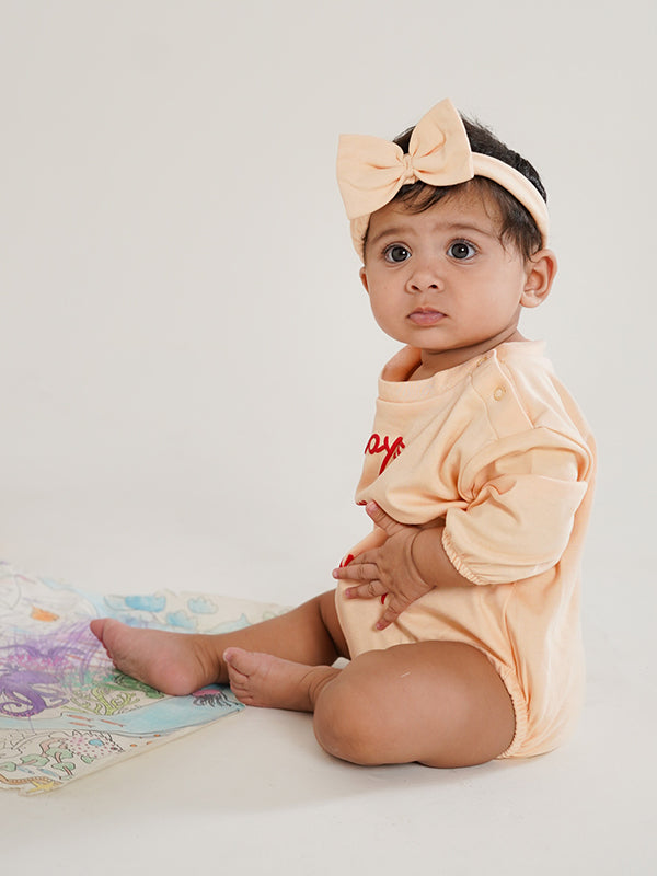 Always Love Mummy Outfit-Peach
