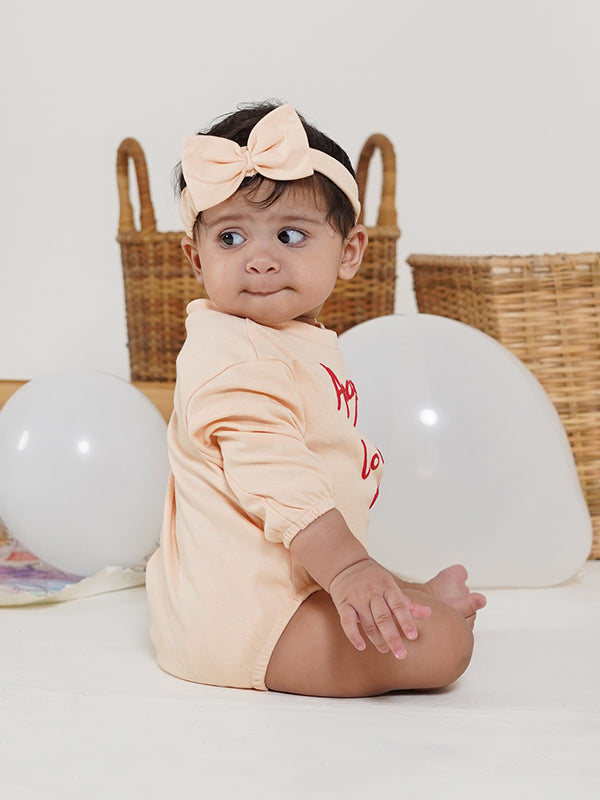 Always Love Mummy Outfit-Peach