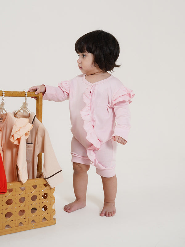 Maple Frill Dress (0-36M) Pink