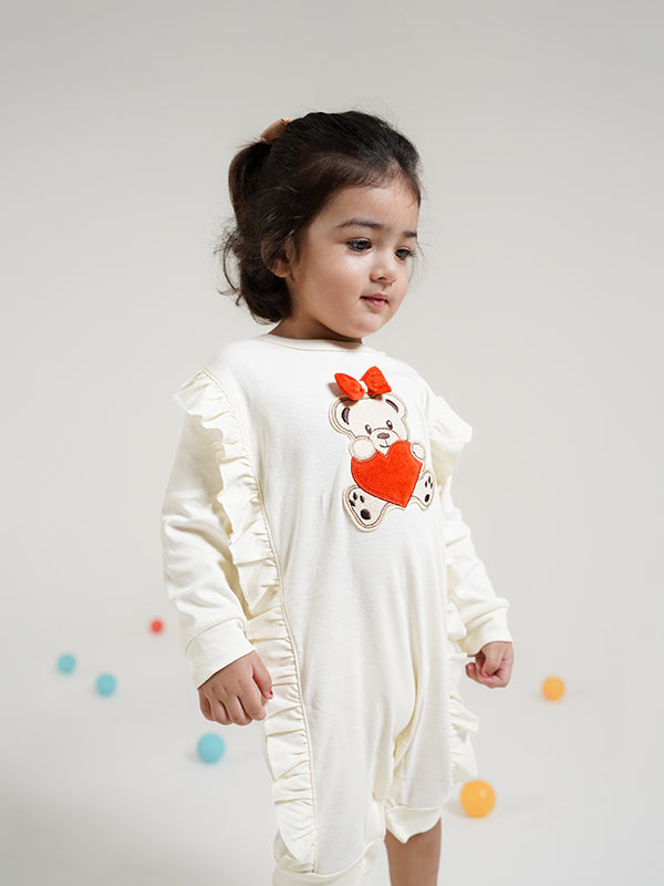 Teddy Ruffle Love (0-36M)
