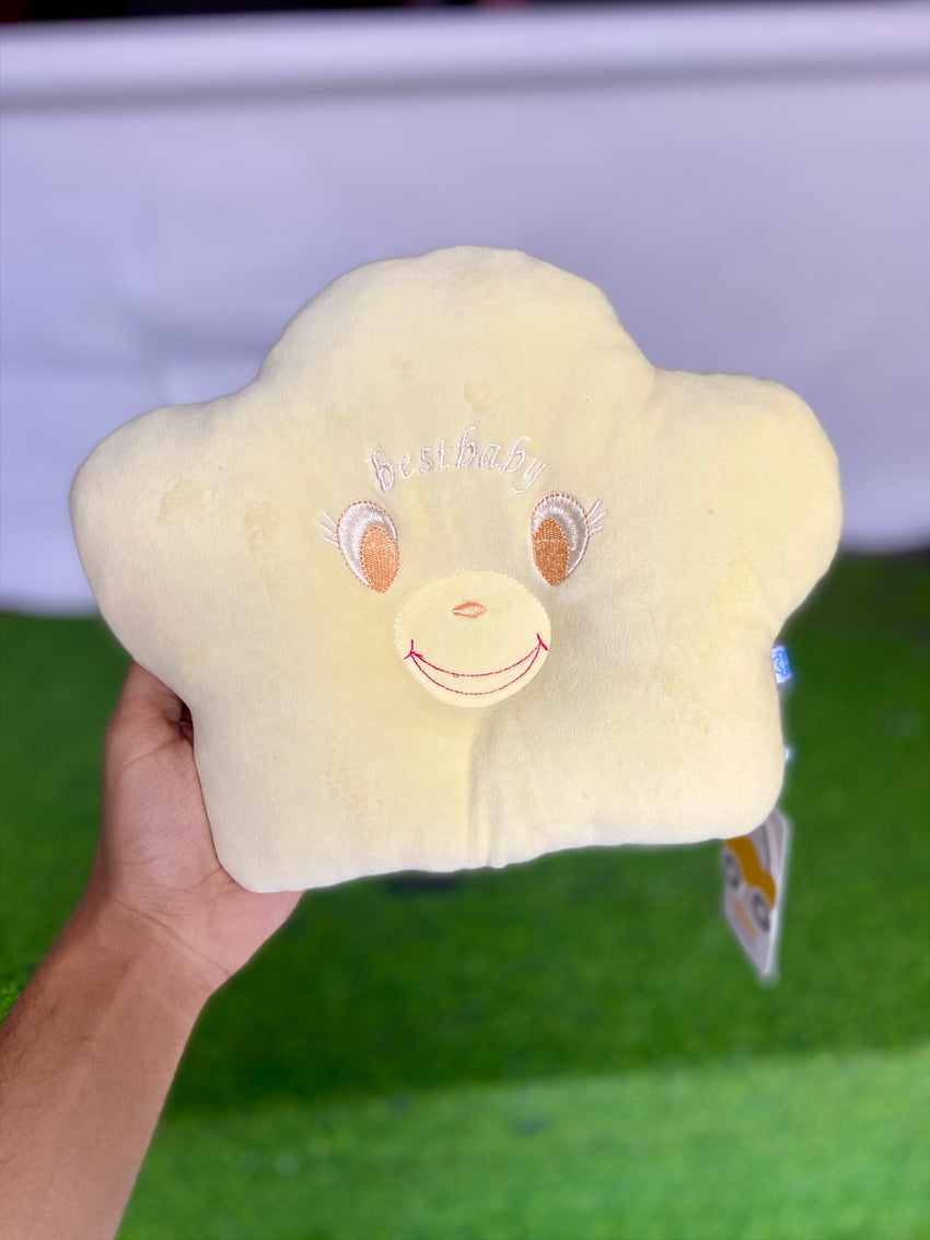 Cute Velvet Pillow - Yellow