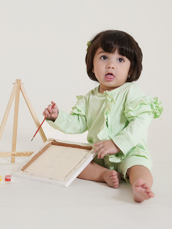 Mint Maple Frill Dress