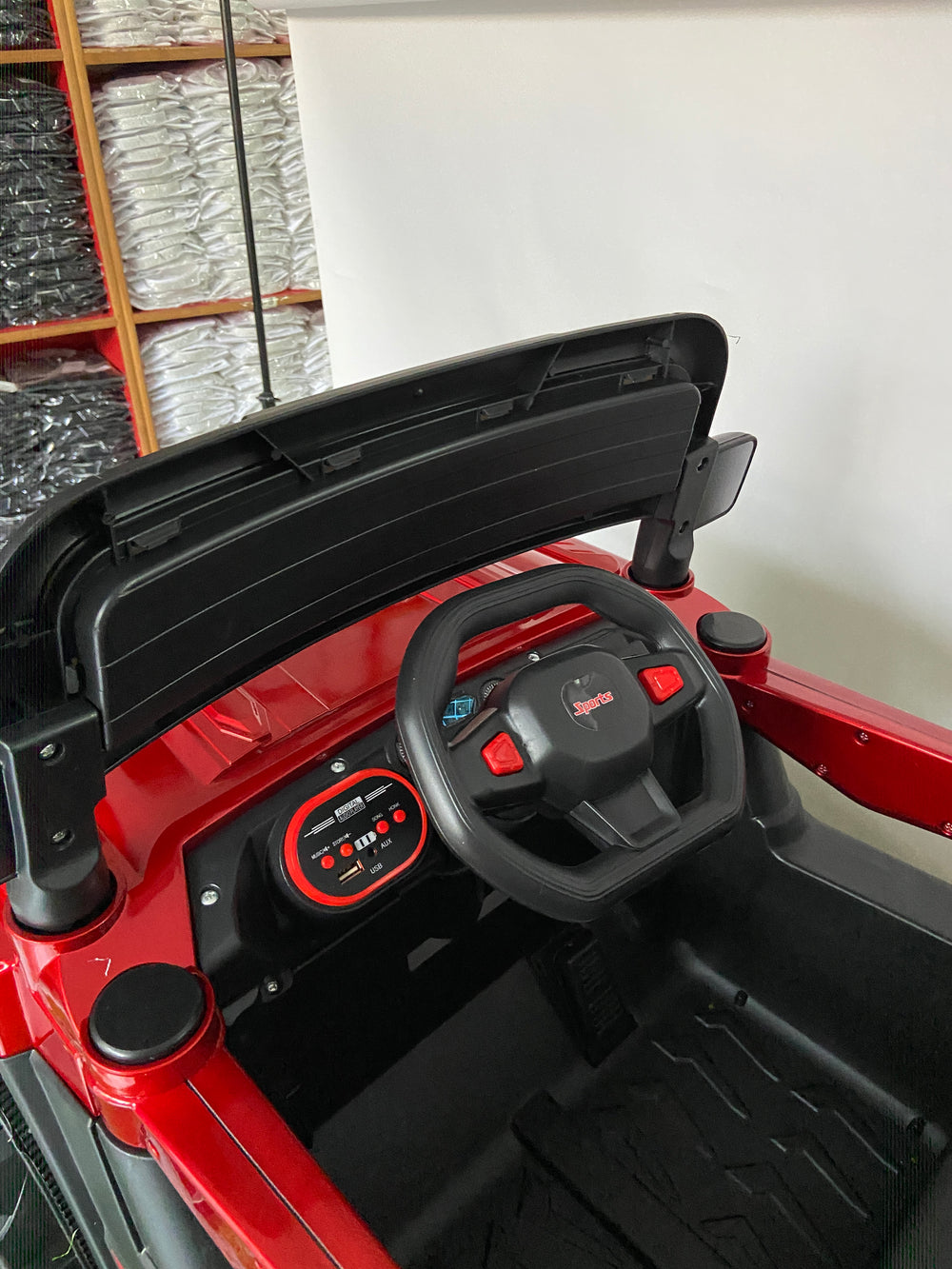 Imported Electric EORO Jeep with Parent remote - B801