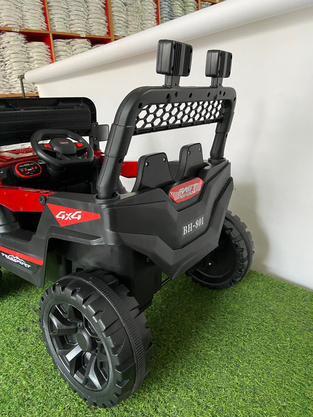 Imported Electric EORO Jeep with Parent remote - B801