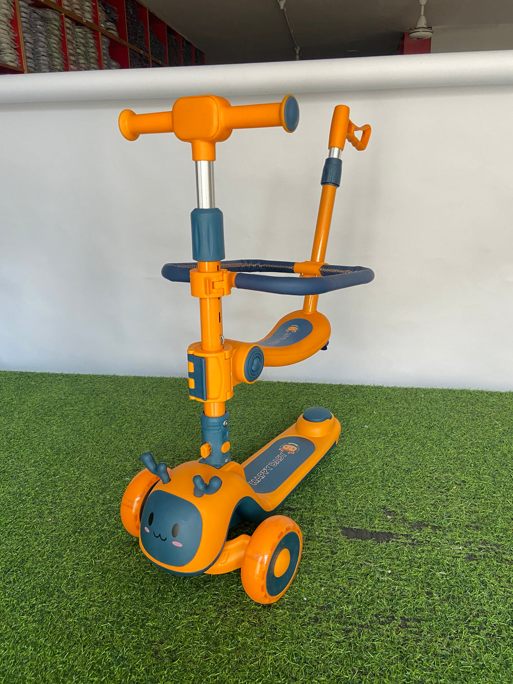 Imported 3-in-1 Multifunctional Kids Scooty Imported - S-888