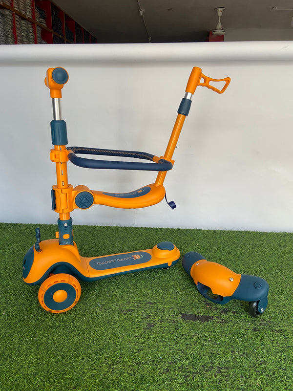 Premium 3-in-1 Multifunctional Kids Scooty Imported - S-888