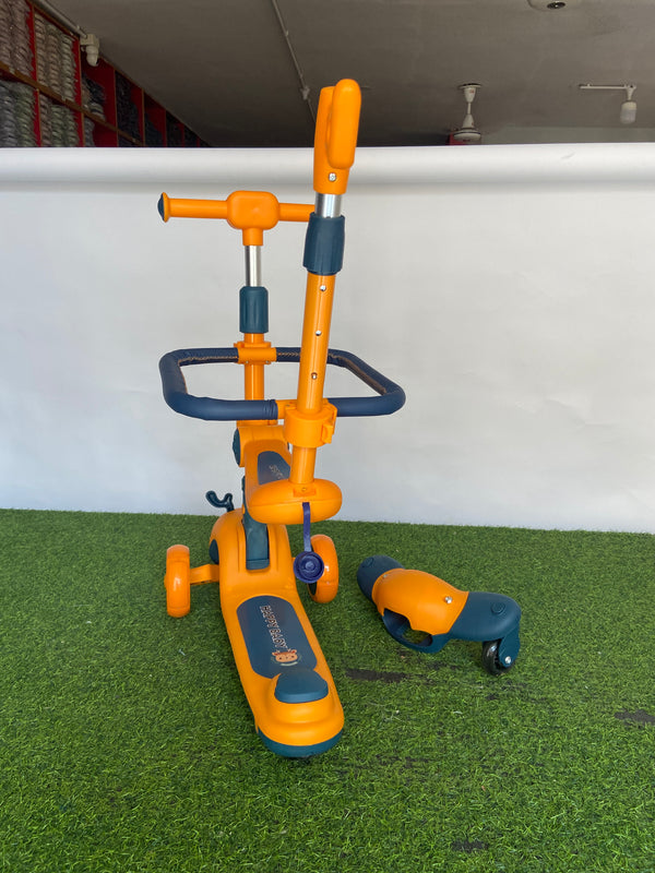 Premium 3-in-1 Multifunctional Kids Scooty Imported - S-888