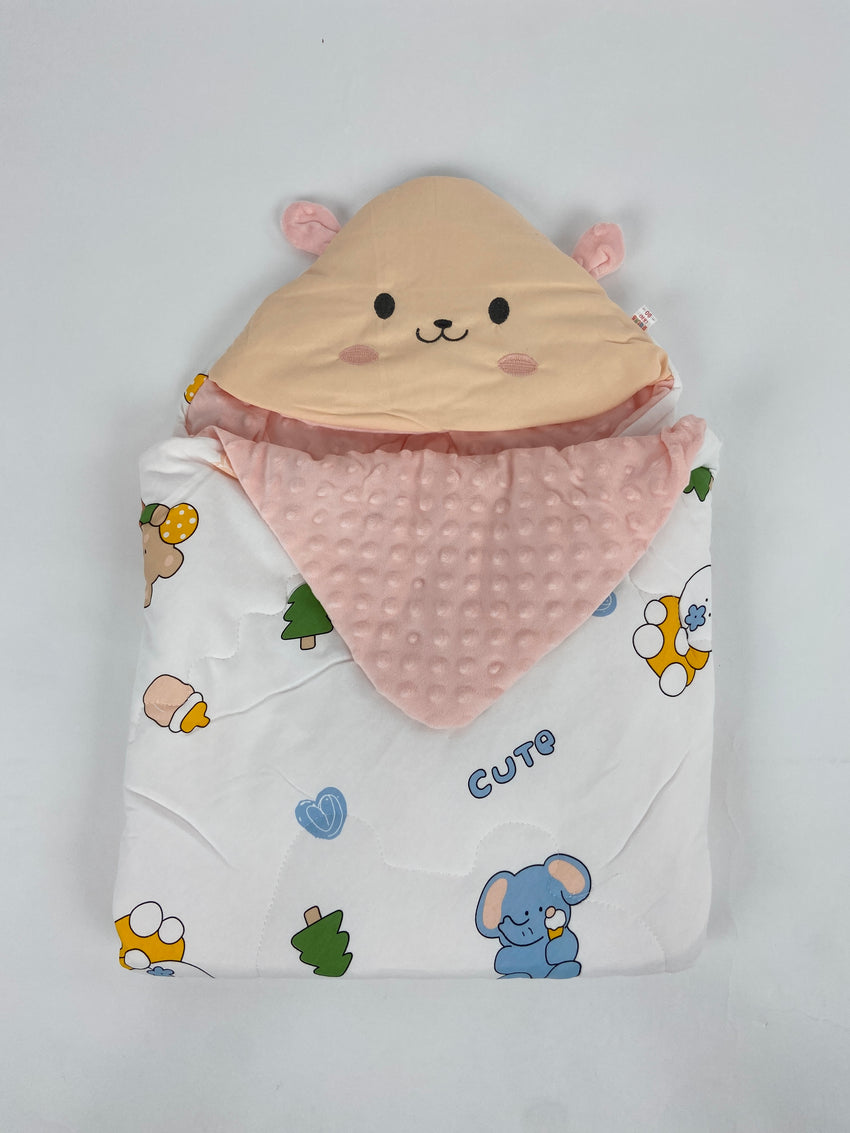 Cozy Baby Swaddle - Peach