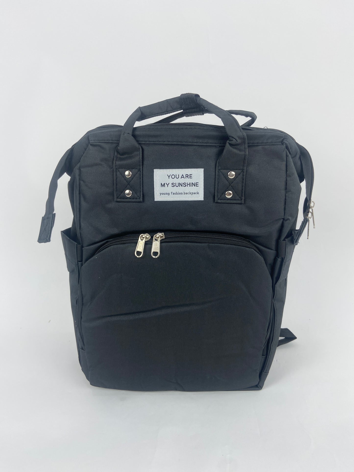 DB237-Baby Diaper Bag Backpack With Changing Station-Black