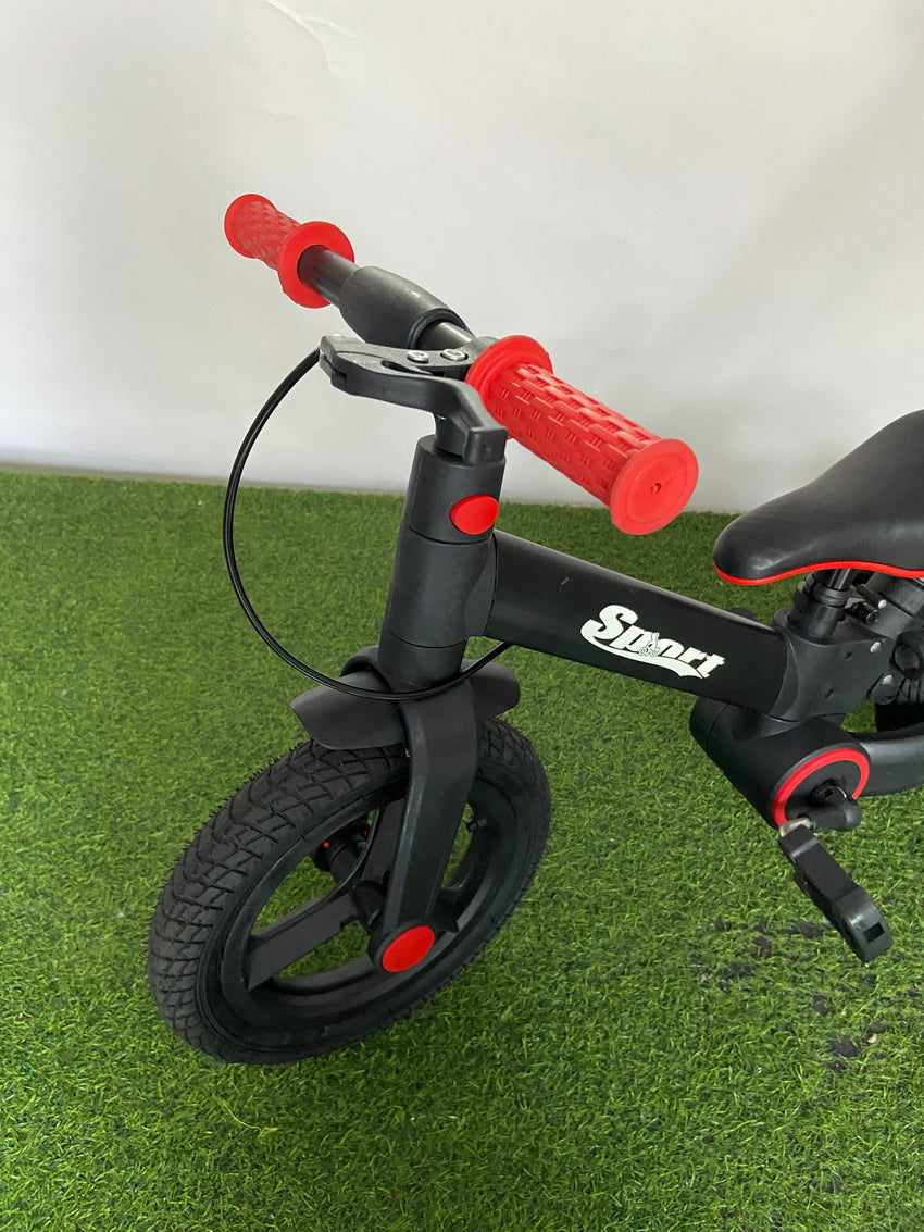 3-in-1 Bicycle With Parent Handle Imported - Black
