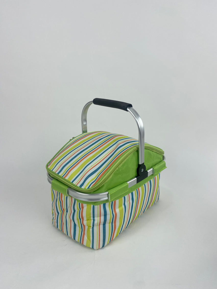 Foldable Portable Insulated Picnic Container - Green