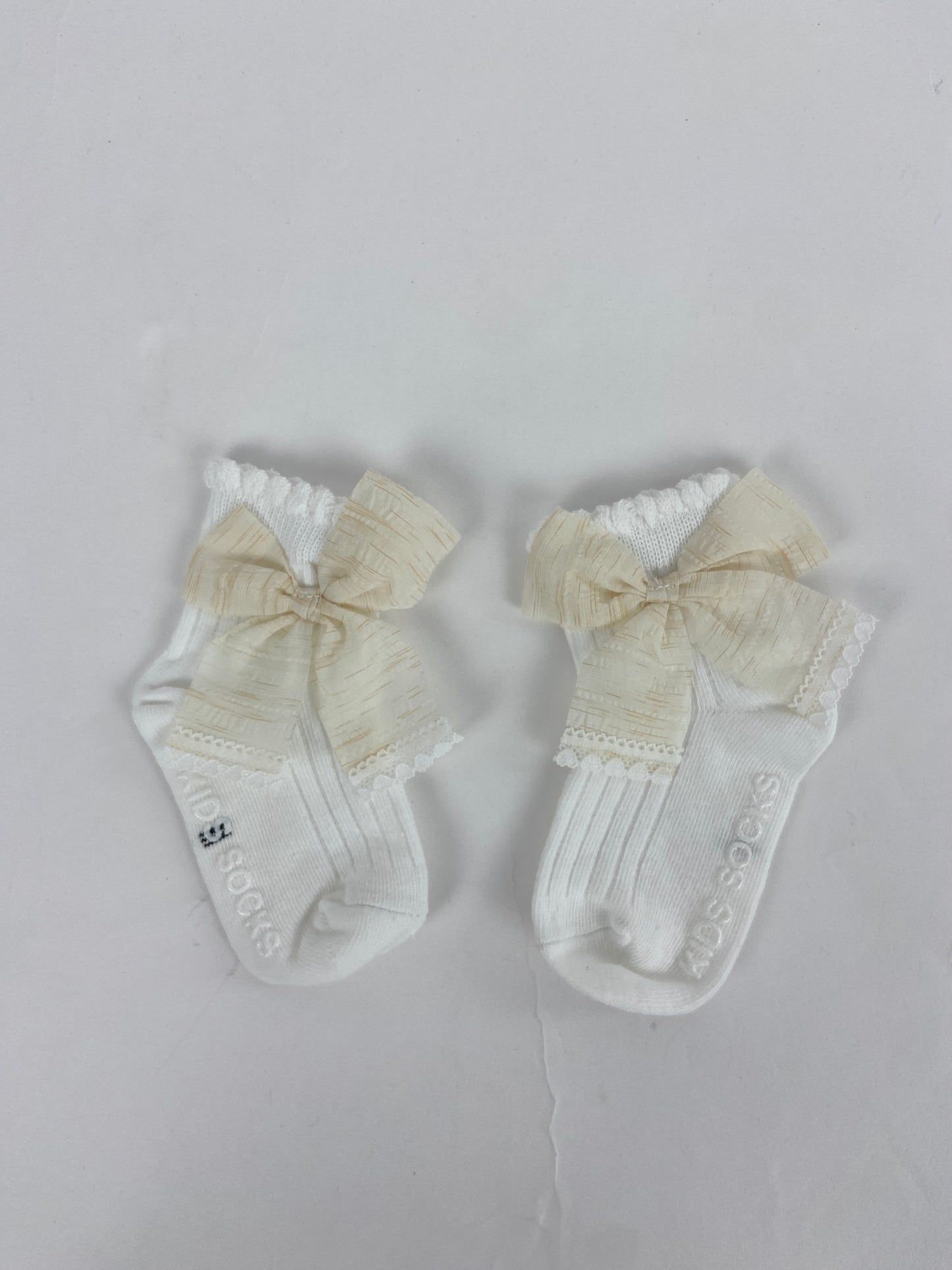 SH464-Large Ribbon Baby Winter Socks