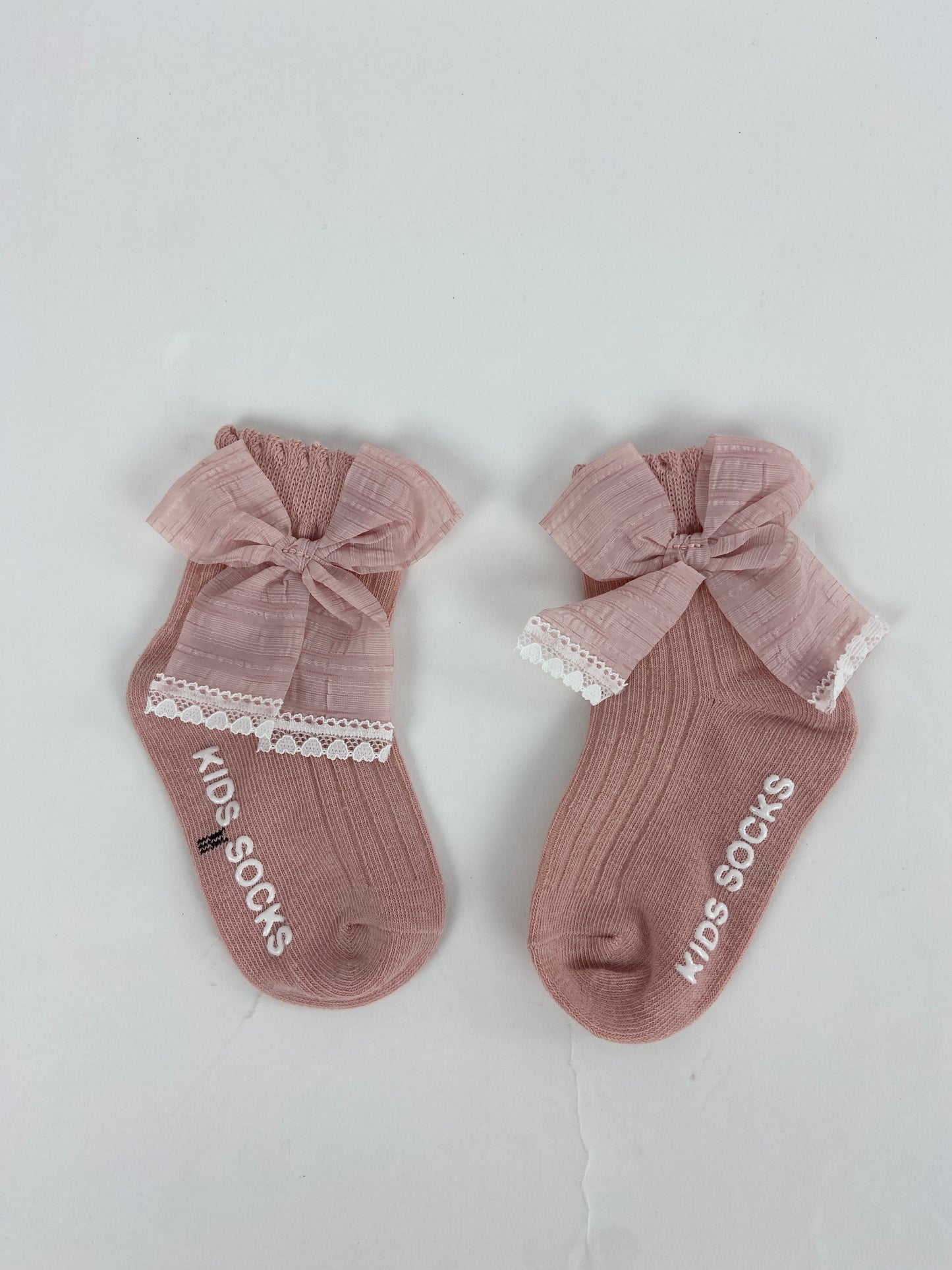 SH464-Large Ribbon Baby Winter Socks