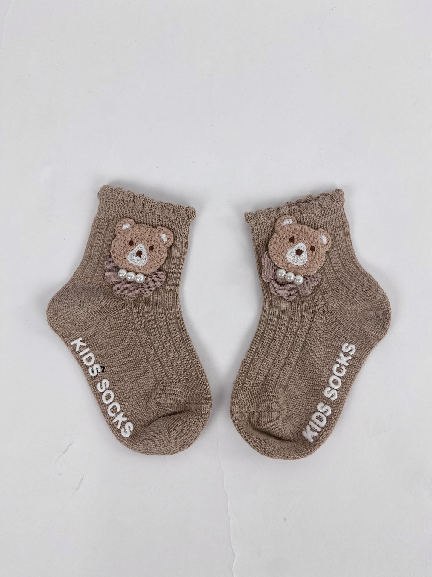 SH466-Cute Bear Baby Winter Socks
