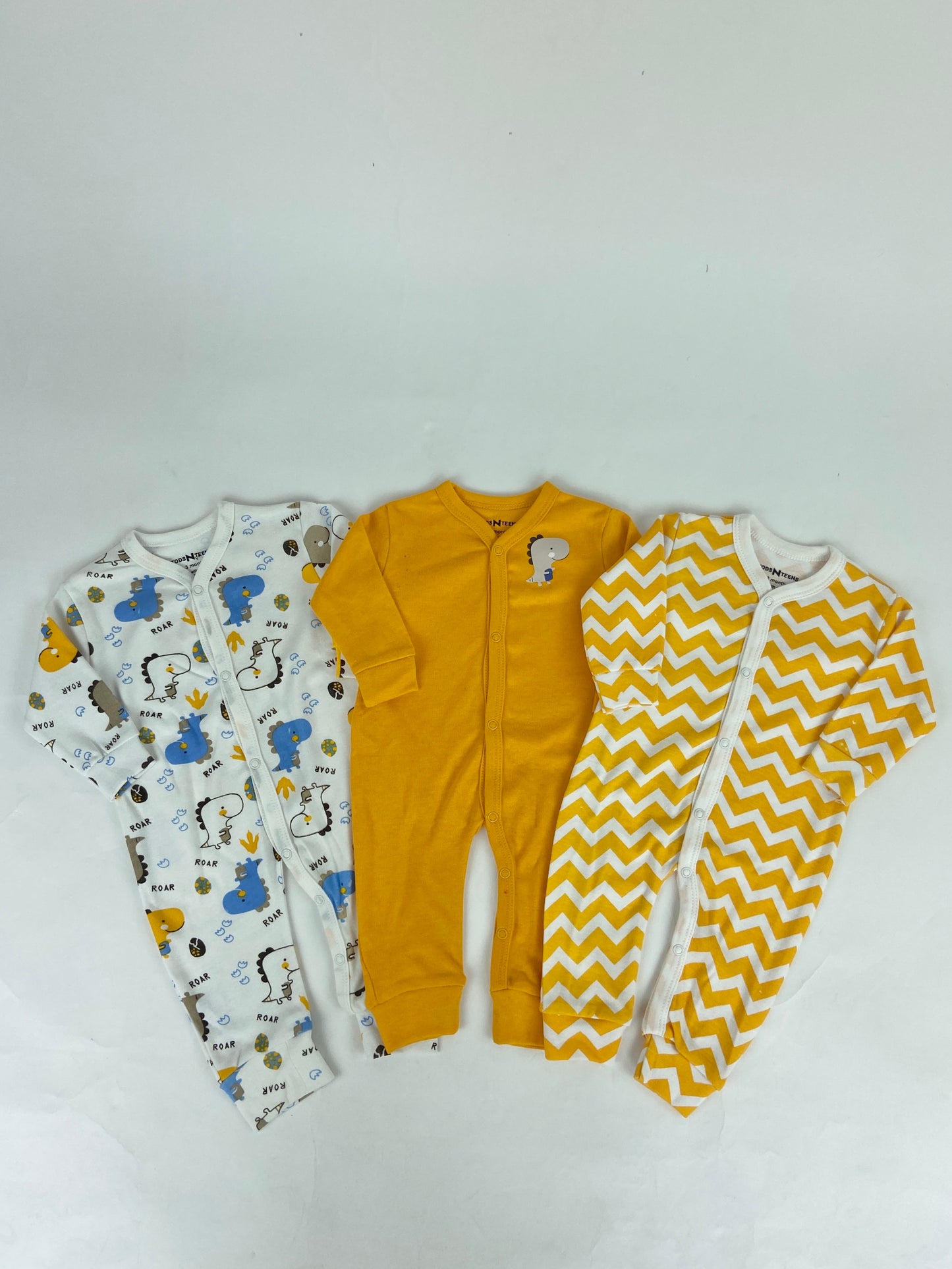 VP65-Pack of 3 Bodysuits