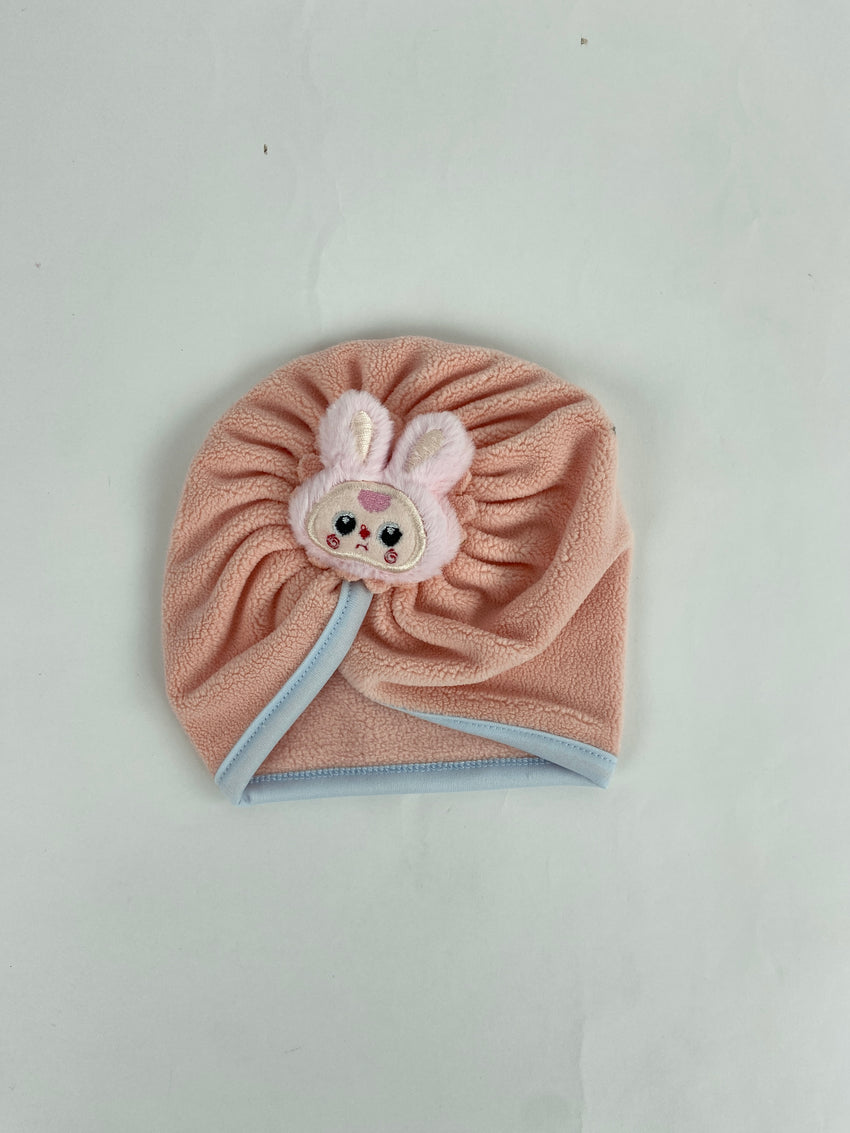 Furr winter Baby Cap (0-12M) - Pink