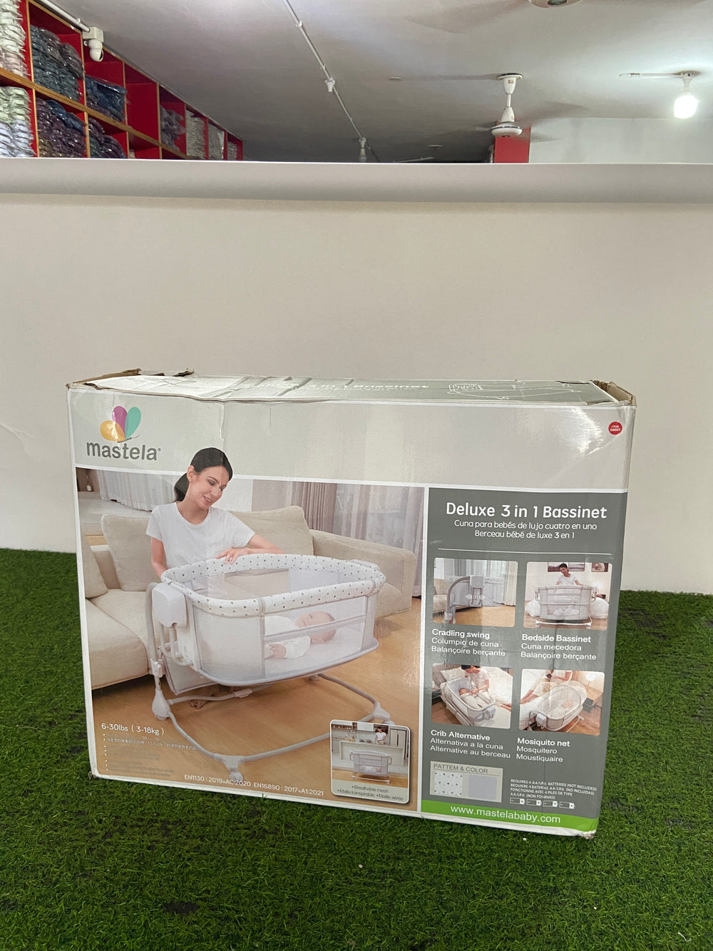 Mastela Deluxe 3-in-1 Bassinet