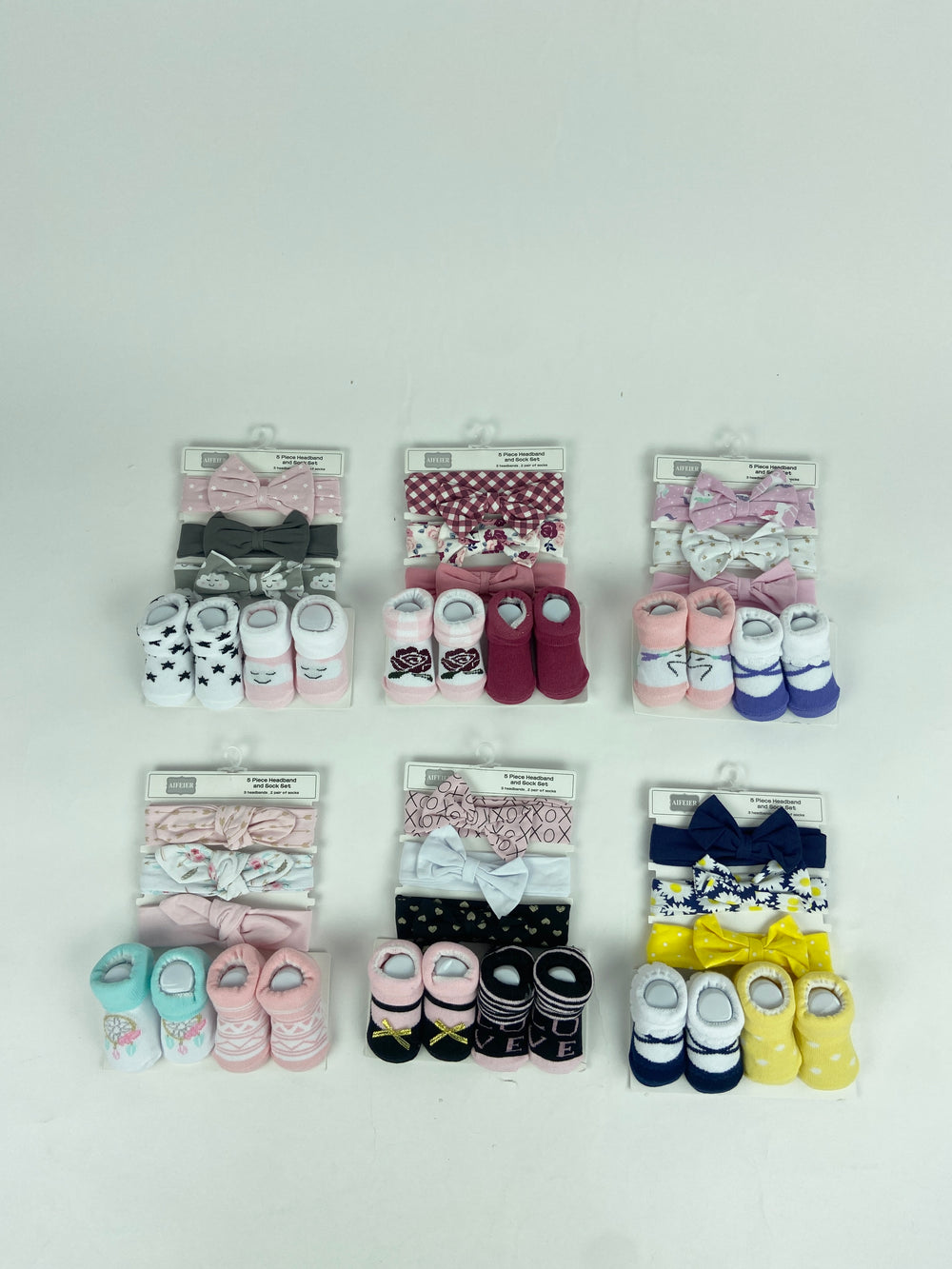GP60-5 Piece headband and Socks Set - (0-6M)