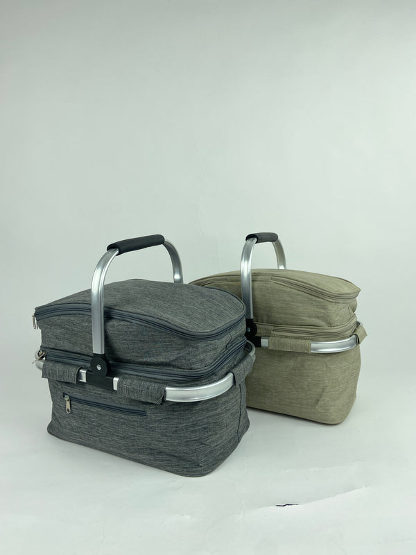BA100-Foldable Portable Insulated Food Container-Double Layer