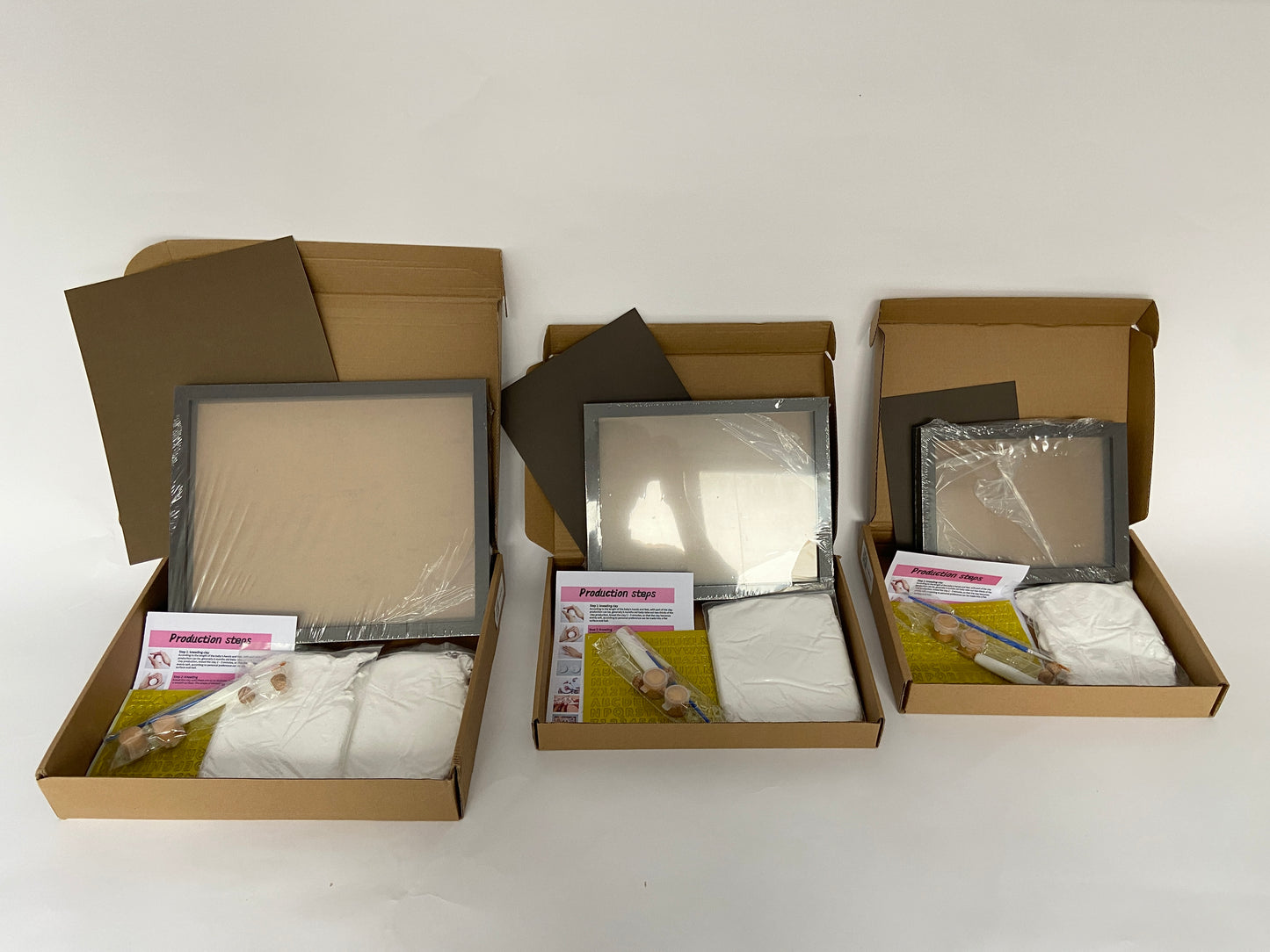 Baby DIY Handprint & Footprint Rectangular Frame Kit