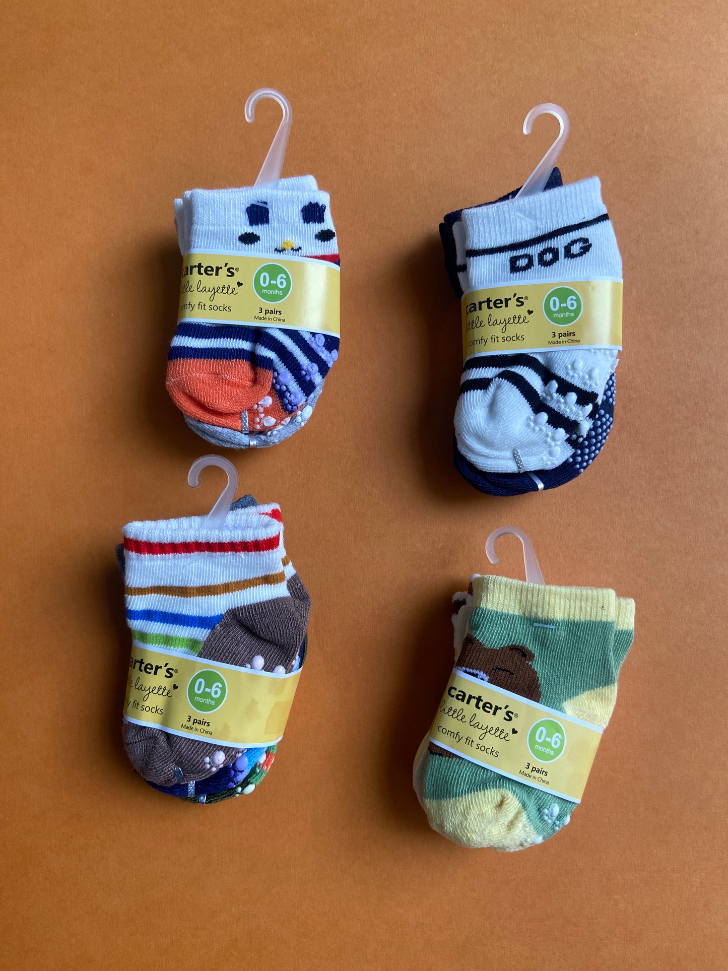 SH553-Pack of 3 Winter Baby Socks