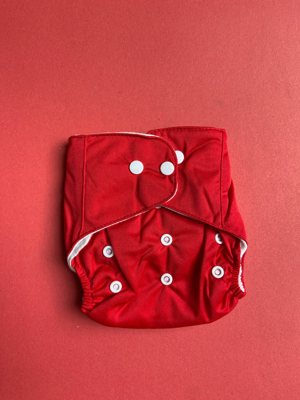 Solid Reuseable Diapers With Linner