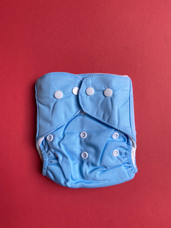 Solid Reuseable Diapers With Linner