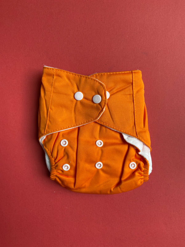 Solid Reuseable Diapers With Linner