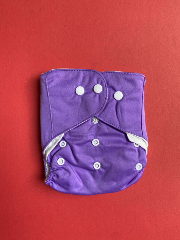 Solid Reuseable Diapers With Linner