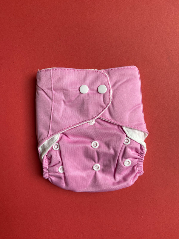 Solid Reuseable Diapers With Linner