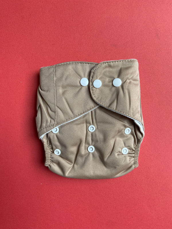 Solid Reuseable Diapers With Linner