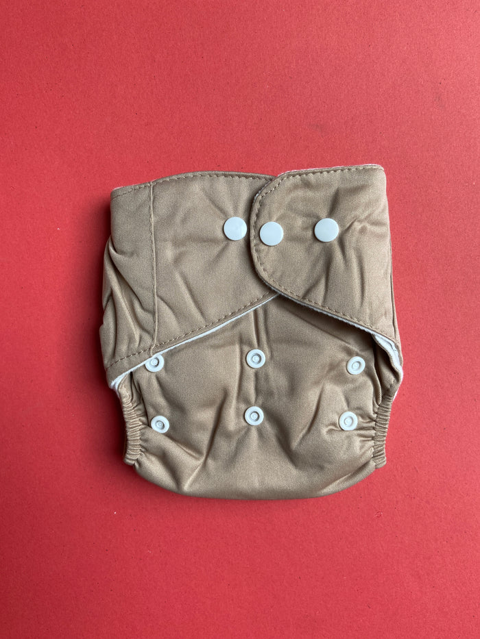 Solid Reuseable Diapers With Linner