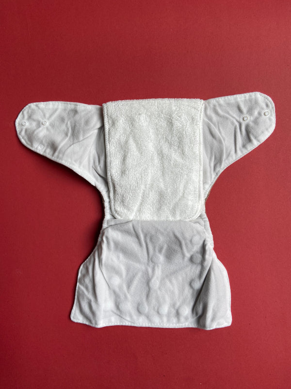 Solid Reuseable Diapers With Linner
