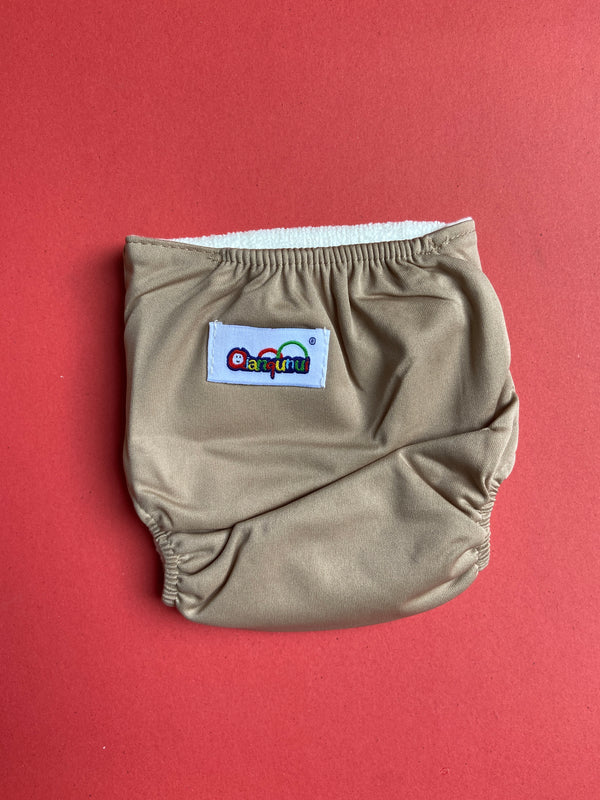 Solid Reuseable Diapers With Linner